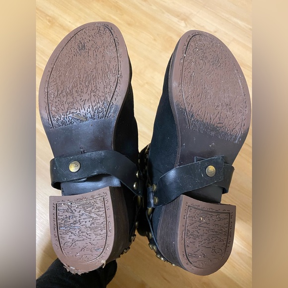 UGG Black Suede Ankle Bootie - Picture 7 of 8